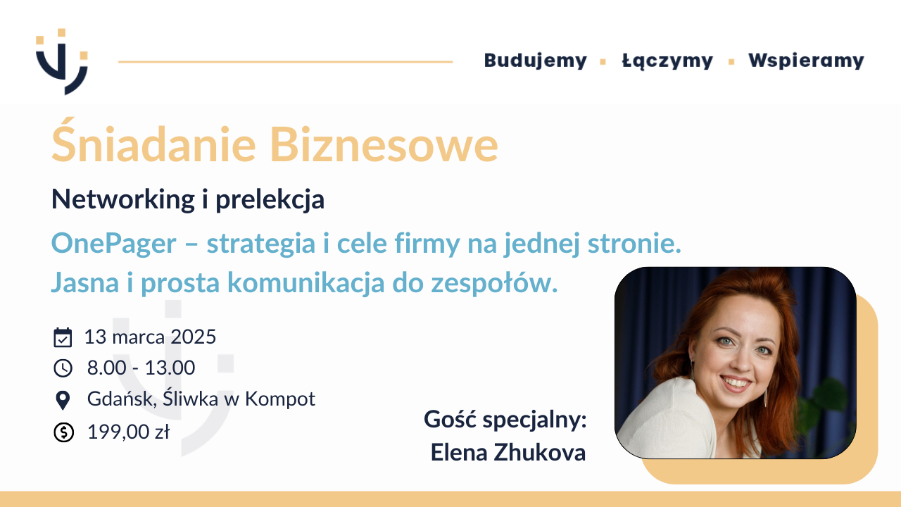 OnePager – strategia i cele firmy na jednej stronie.